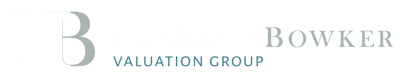 Harrison Bowker Blue and White logo